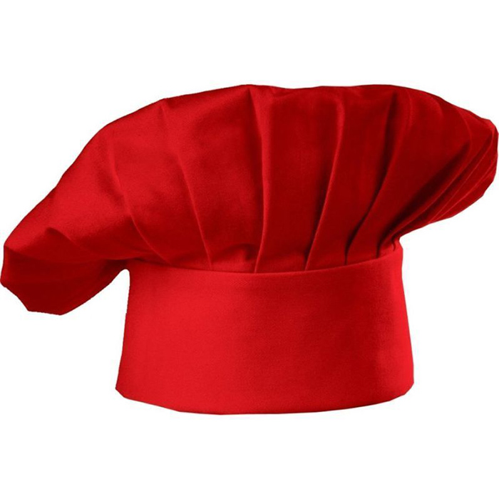 Mũ đầu bếp màu đỏ