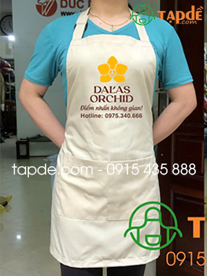 Tạp dề đồng phục Dalas Orchid