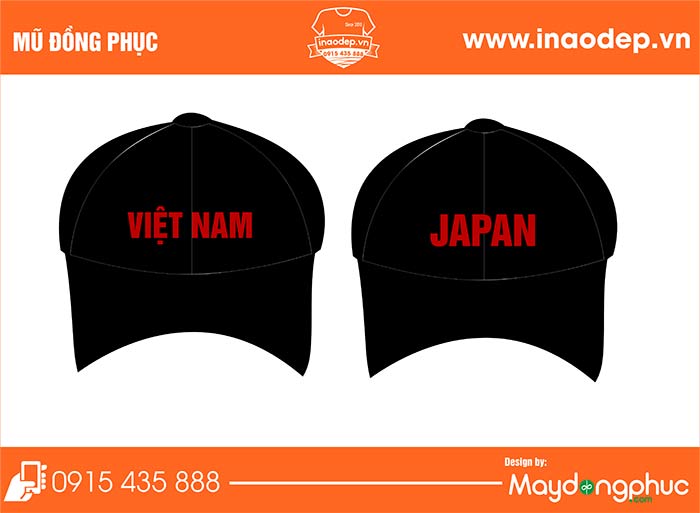 Mũ lưỡi trai Du lịch Việt Nam - Japan| Mu luoi trai dong phuc