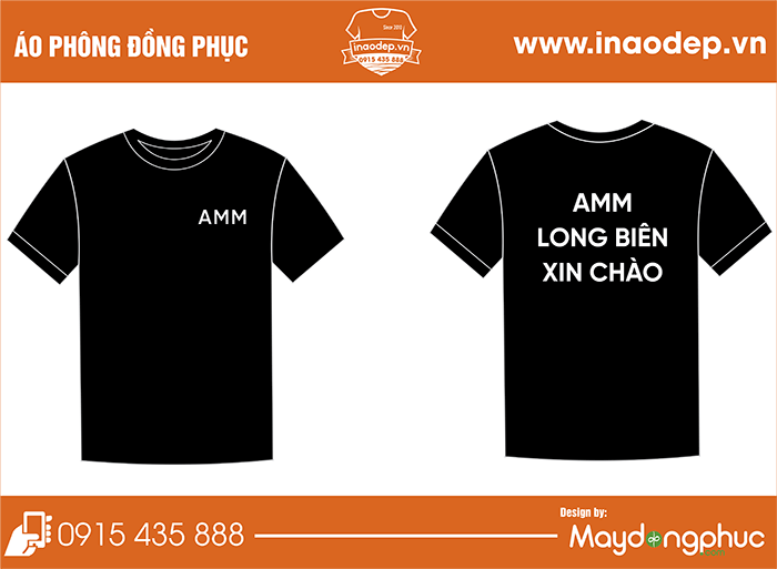 Áo phông Quán AMM Long Biên | Ao phong dong phuc