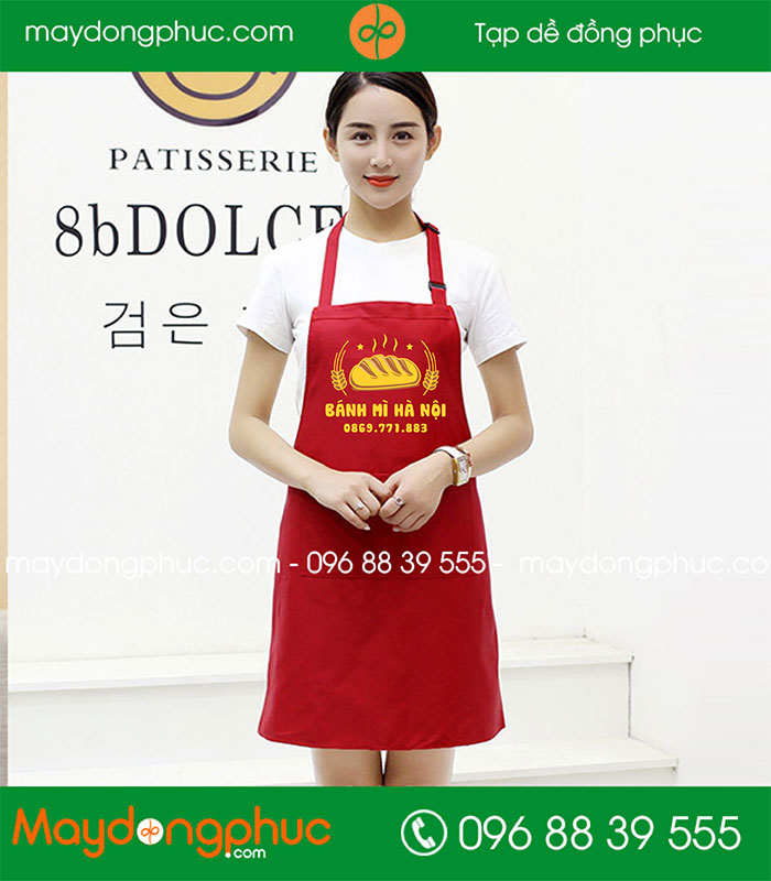 Tạp dề Quán Bánh mì Hà Nội | Tap de dong phuc