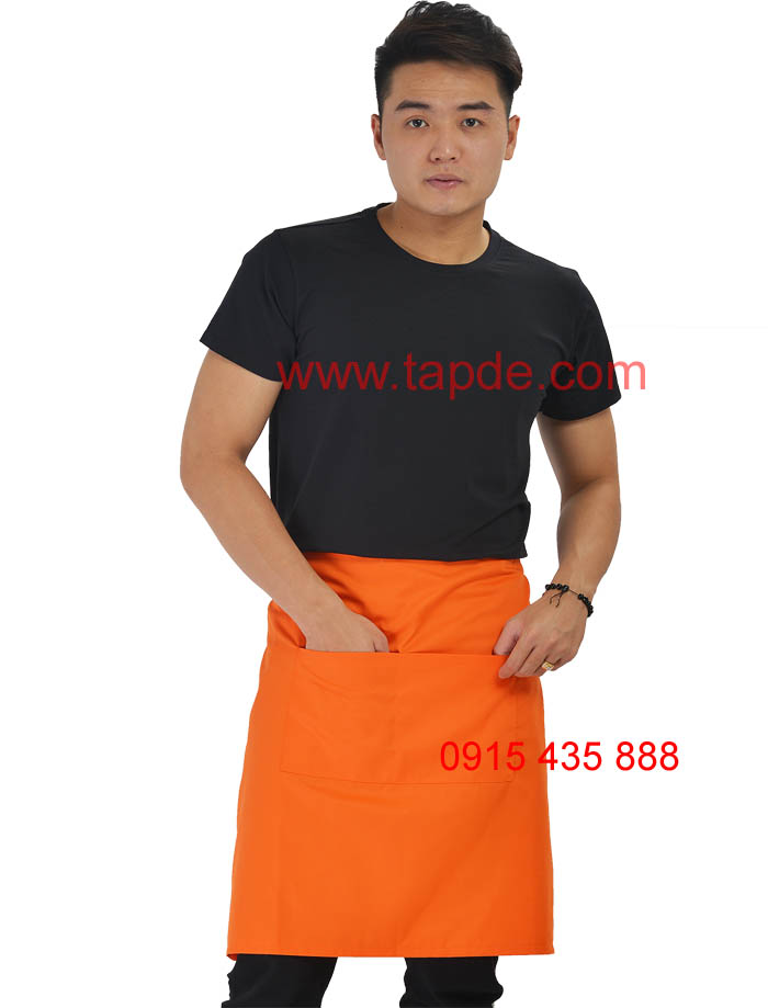 Tạp dề cam ngắn