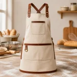 Tạp Dề Làm Bánh Phối Dây Da Điều Chỉnh