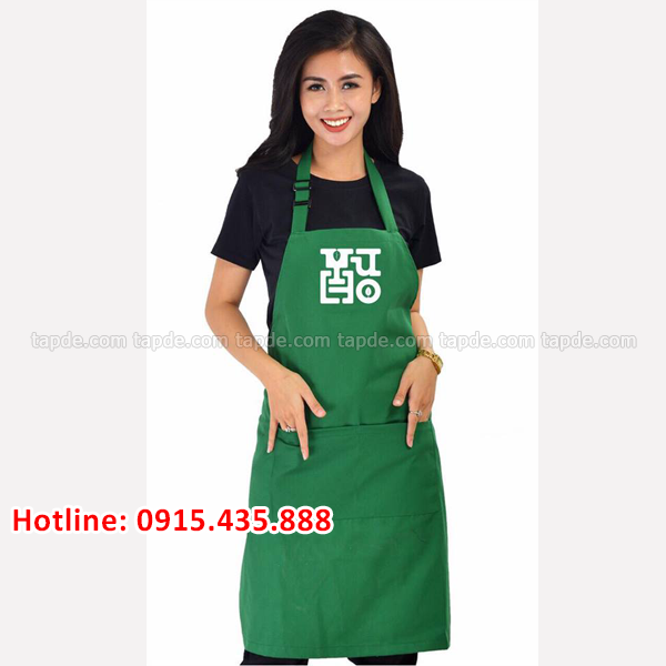 Tạp dề màu xanh lá