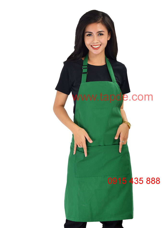 Tạp dề xanh lá Dài